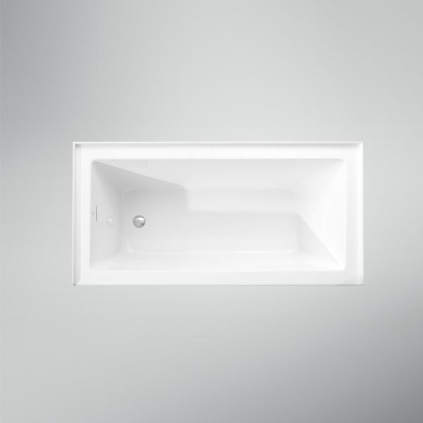 HA2007 Function Whirlpool Bathtubs Skirt Acrylic Bathtub with Tile Flange Topmount