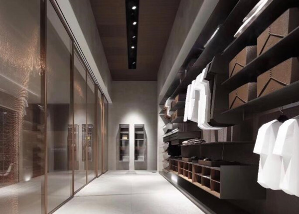 Bronze Color 155cm Metal Mesh Laminated Glass For Glass Door