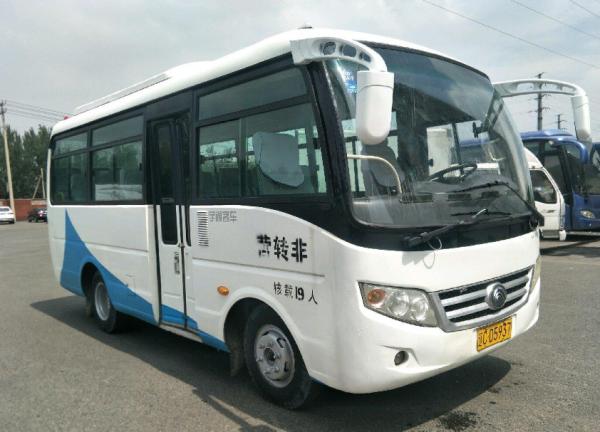 19 motor diesel de Yutong ZK6608 Mini Used Tour Bus With Yuchai dos assentos