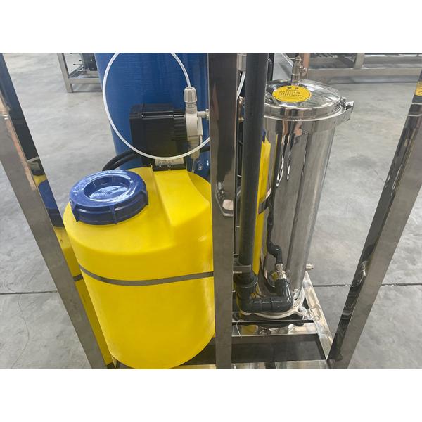 1T Système de filtration de l'eau de mer RO à deux étages de désalinisation de 260 kg
