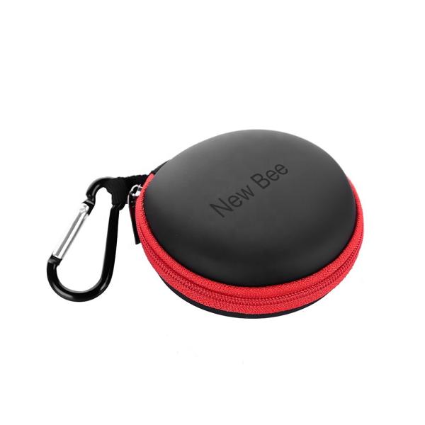 OEM Waterproof Zipper EVA Headphone Case 1680D Polyester Smell Proof
