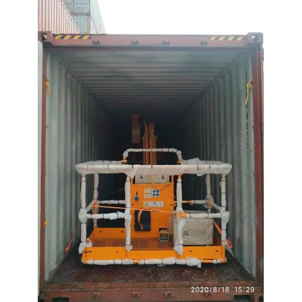 6-22 м Гидравлический трейлер Телескопический суставный вишневый сборник SNSC Spider Towable Boom Lift