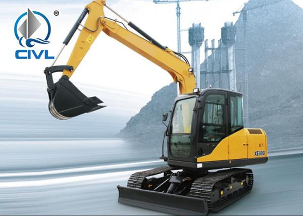 XCMG XE40 4050kg Hydraulic Crawler Excavator 0.14m³ , Construction Excavator 4 cylinders