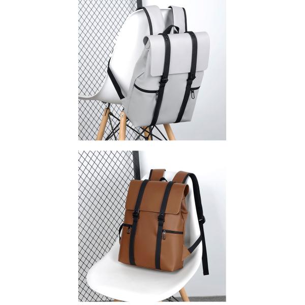 20-39Litre Modern PU Fabric Business Backpacks , Waterproof Laptop Backpack For Work