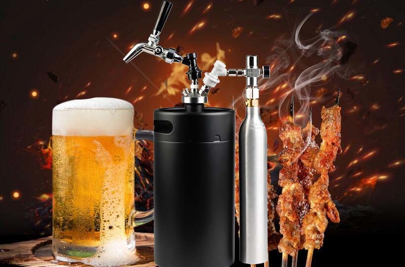 Sodastream Carbonated мини система крана пива шарового затвора бочонка 5l надутая вакуумом