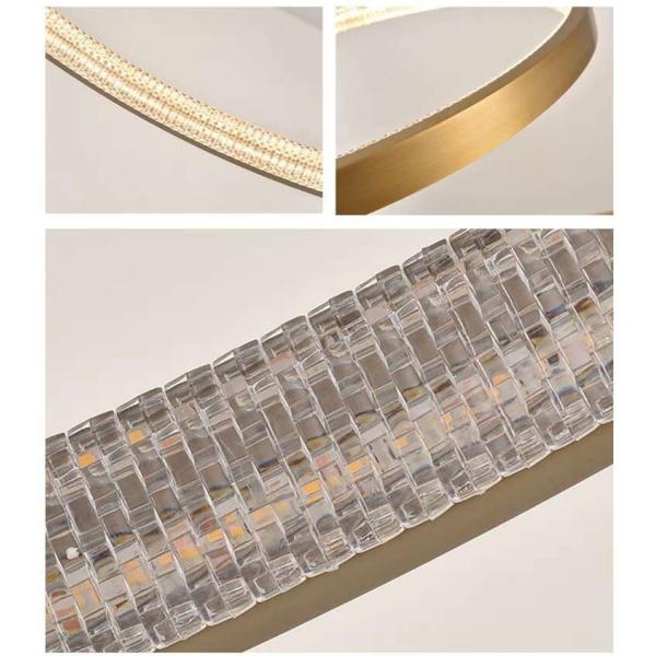 Спальня 100V 1000mm 40W почистила алюминиевый современный свет щеткой кольца