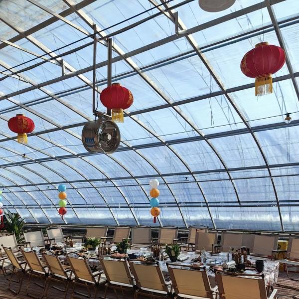 Package Gross Weight 100.000kg Sunlight Greenhouse Drip Irrigation for Flower Planting