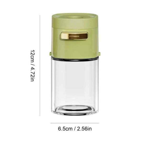Household Sealed Kitchen Spice Jar Quantitative Glass Seasoning Bottle