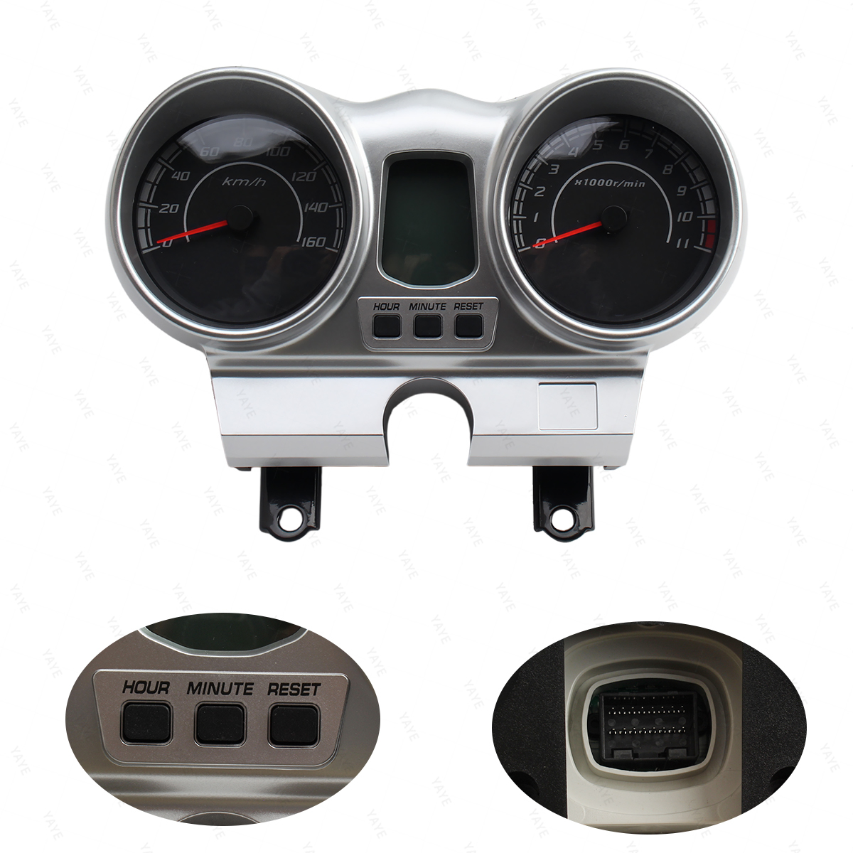 Retro Analog Motorcycle Speedometer Tachometer Odometer Gauge for Honda CBX250
