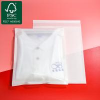 Sacos de papel de cera de vidro impressos sob medida para embalagens de camisetas