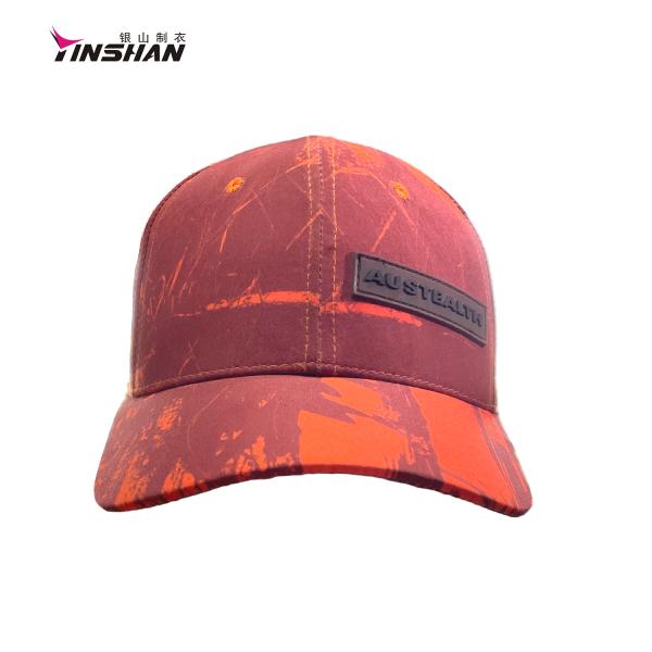 Tailoring Design Polyester Canvas Breathable Fabric Racing Sport Cap for Sublimation