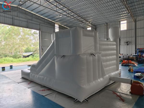 Manufacturer Commercial Inflatable Bouncer Inflatable Combos White Wedding Castle