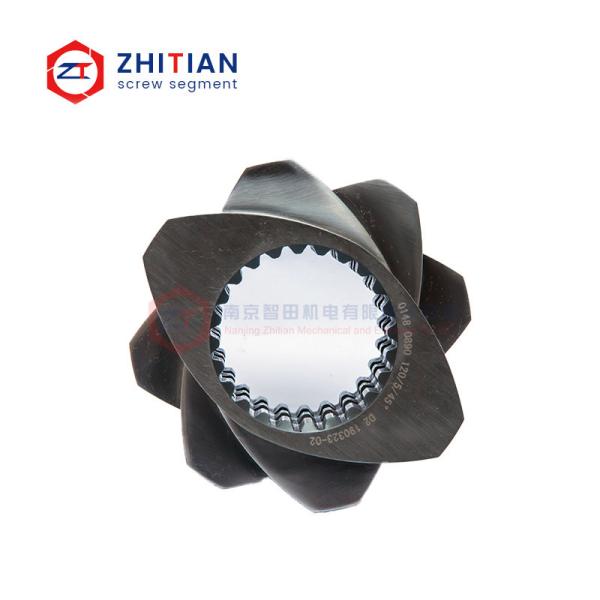 Screw Segment With 45° Kneading Profile For High-Shear Mixing Zone