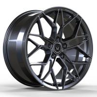 Chevy Corvette C5 desconcertou 19 e o preto 1-PC do brilho de 20 Multi-raios forjou as rodas 5x120.65 da liga