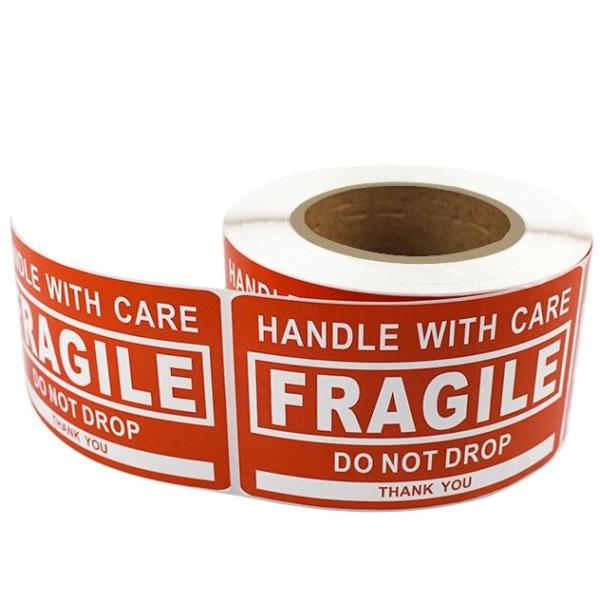 Red Green Blue Yellow Orange Thermal Paper Label Sticker DT Thermal Label