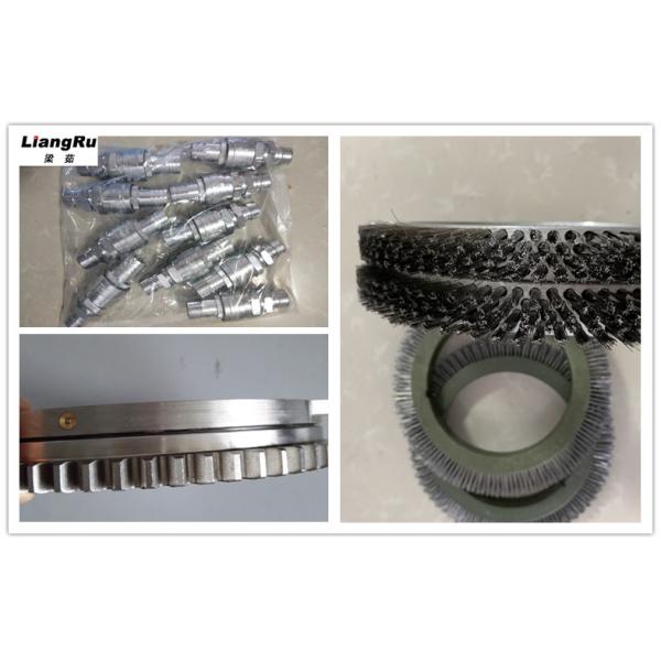 Машина Stenter Stenter ткани сеточного полировального круга щетинки провода чистит щеткой