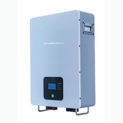 51.2V 100Ah Residential Solar Battery , Wall Mounted Lithium Battery Pack