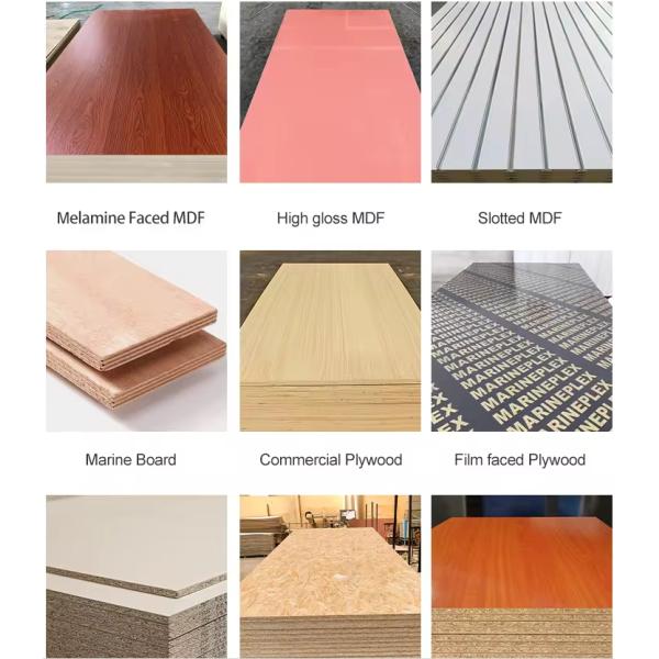 Formaldehyde Emission Standards E1 White Laminated Melamine Faced Wood MDF Board