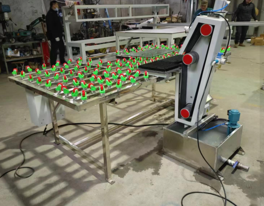 Manual Glass Edge Grinding Machine with Abrasive Belts Designed for Glass Processing Machinery