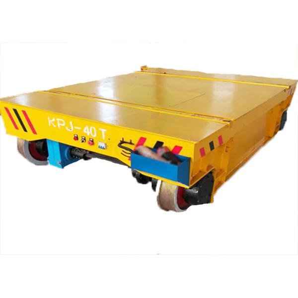 Heavy load industrial motorized battery -driven railway transfer cart