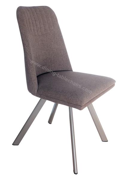 Polyester Fabric Upholstered Dining Chairs , Indoor Leisure Living Room Chair