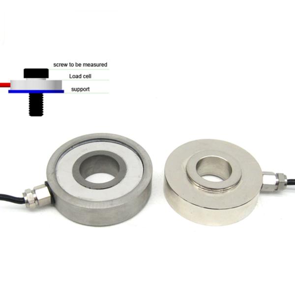Células de carga de orificio pasante SC220 con sensor de galgas extensométricas recomendado de 5-12VDC para mediciones precisas