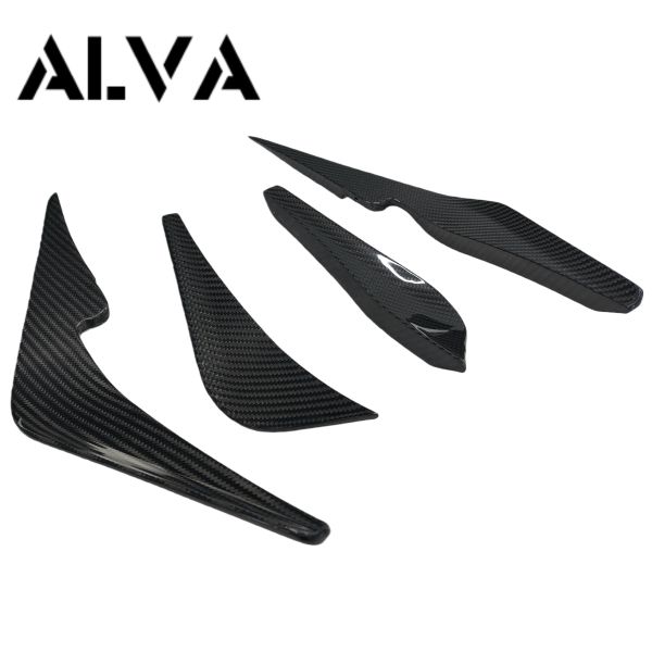 Replace and upgrade AMANS Style Dry Carbon Front Bumper Flaps Lotus Emira OEM Fit Aero Body Kit