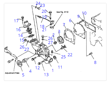 Engine parts Water pump ass'y 6209-61-1100 For Komatsu PC200-6 6D95 Engine PC200 PC210 PC220 PC250 SA6D95L SAA6D95LE