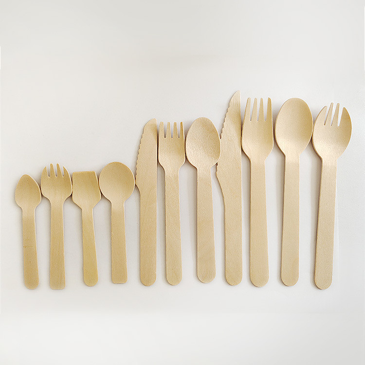 Customized Disposable Coffee Stirrer Eco Small Wooden Knife in Eco-Friendly Material