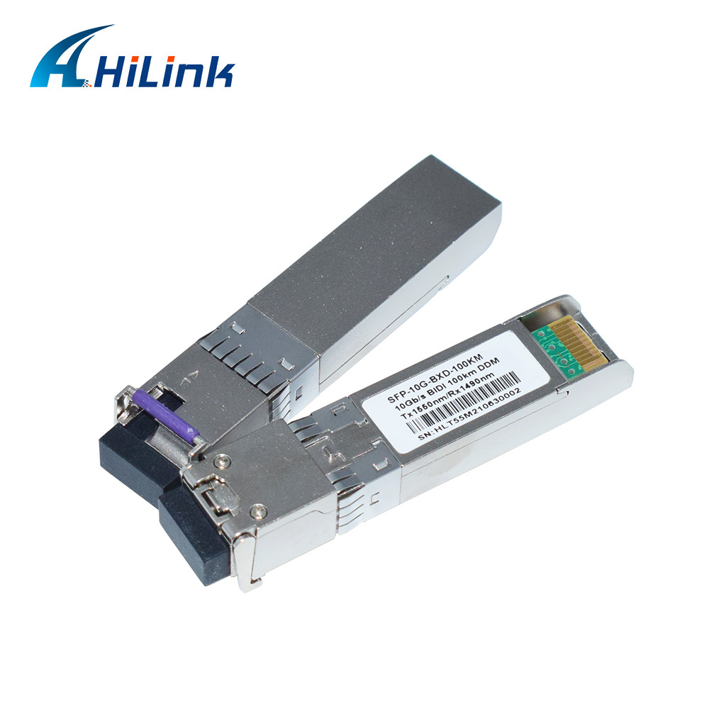 BIDI 10G WDM SMF оптический приемопередатчик SFP+ 100KM Tx1490nm/Rx1550nm с LC волоконно-оптическими приемопередатчиками для сетей FTTH