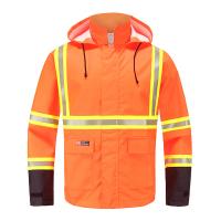 Vêtements de travail ignifuges salut Vis Jacket Liquid Chemical Resistant en mer de preuve de pluie