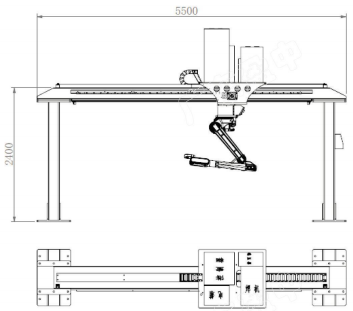 Linear Track 7th For Welding Painting And General Application Of Robot Moving