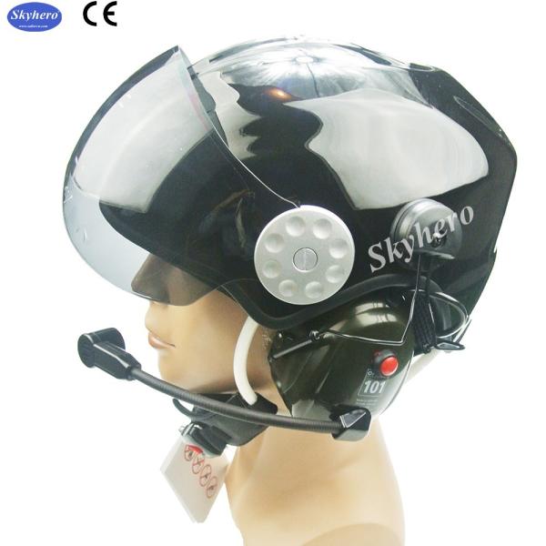 En 966 Standard Powered Paragliding Helmet  Noise Cancel Paramotor Helmet Color Red Black White Blue Paramotor