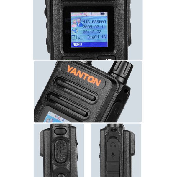 Professional 5W UHF Digital Walkie Talkie with 1024 Channels and LCD Display DM-830