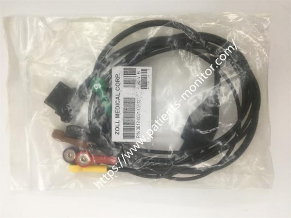 Zoll M Serve Defibrillator ECG Leads Chest 6 Leads  Cable PN 3012-0021-02-12 REV B