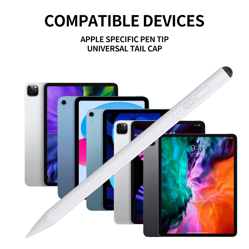 Free 4 Pen Tip 10-14H Using time  Active Stylus Pen Plus Passive Supports Tilt-Sensitive Drawing and Accidental Touch Prevention