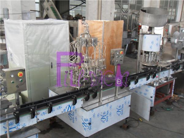 5000 BPH Linear Water Filling Equipment , Plastic Bottles Liquid Filler Machine
