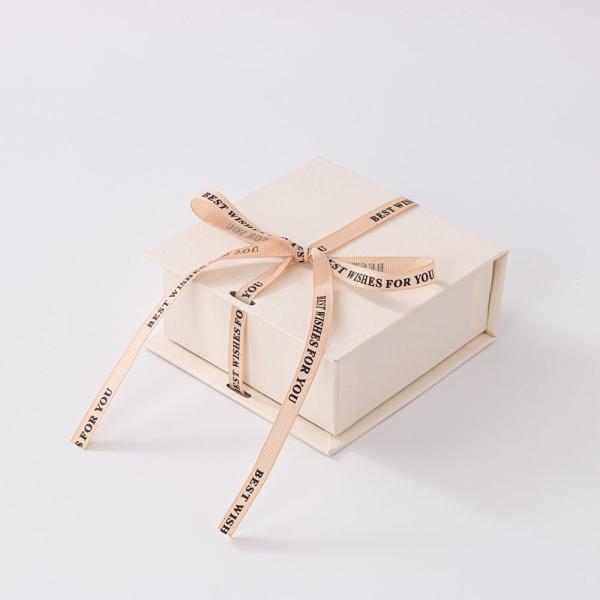 Book Type Paper Carton Packaging Boxes Luxury Cardboard Gift Box With Ribbon Closure
