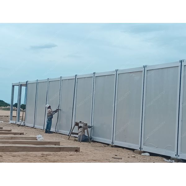 Site Temporary Modular Prefabricated Office Building Waterproof Custom