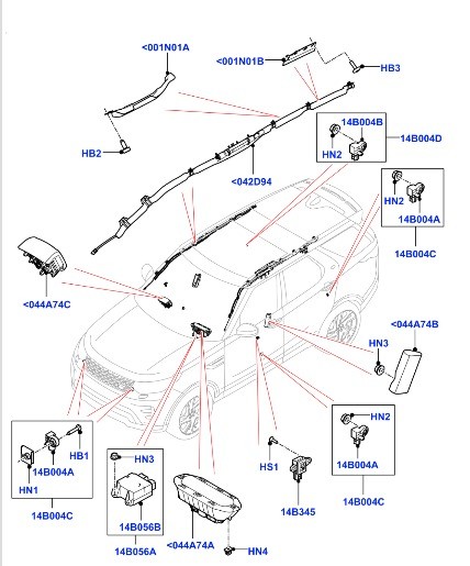 OE NO. HY32043B13EA Car Cover for Land Rover 17-23 Full Range Aftermarket Accessories