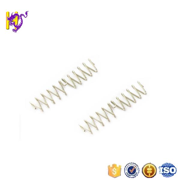 HEZHI Customized Music Wire Torsion Coil Springs With Nickel Plating