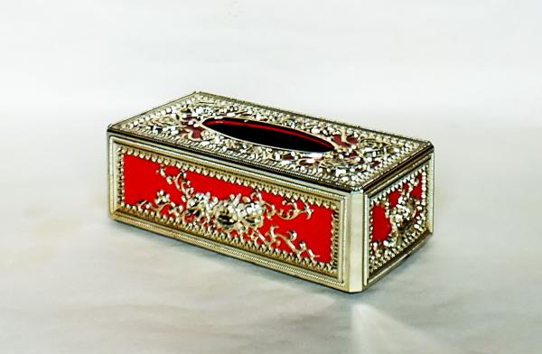 Dual color PS tissue box（16）