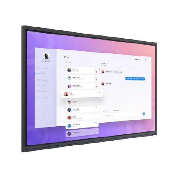 75 Inch 4K Interactive Touch Screen Whiteboard with Infrared Technology for Professional Presentations