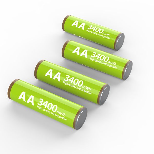 Convenient Solid State AA Rechargeable Lithium Ion Battery Safety With 1000 Cycles Life