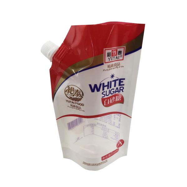 Doypack Customized Printed Spout Plastic Aluminum Foil Bag Packaging Stand up Pouch for Juice