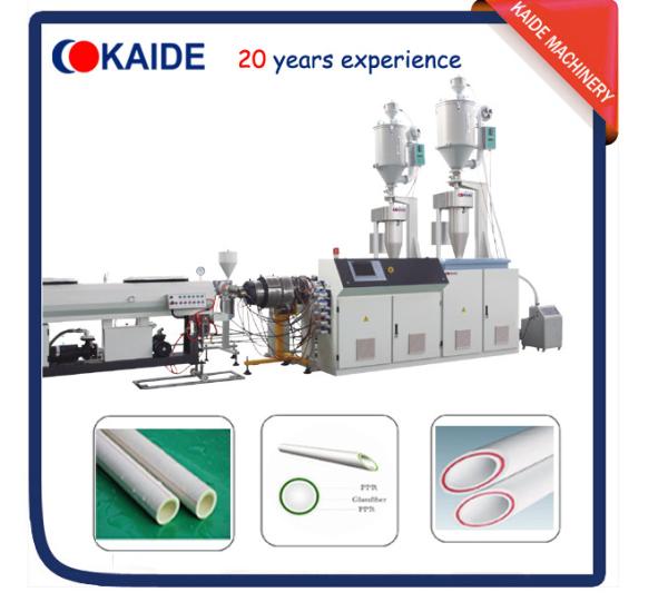 High Speed PPR Glass-fiber PPR Composite Pipe Production Machine Speed 28m/min