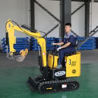 Farmland 1t Small Digger Maximum Excavation Height 2620mm Agricultural Track Mini Excavator