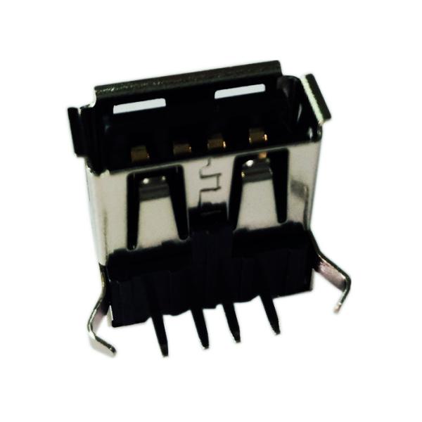 Conector de la INMERSIÓN el 90° de AU-Y1005-2-R USB 2,0 A/F para el soporte LPUSB1001 del PWB