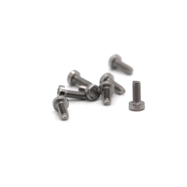 Micro vis en acier au carbone zinc-nickel revêtu de lave-mouches et écrous plats pour l'assemblage de cartes PCB