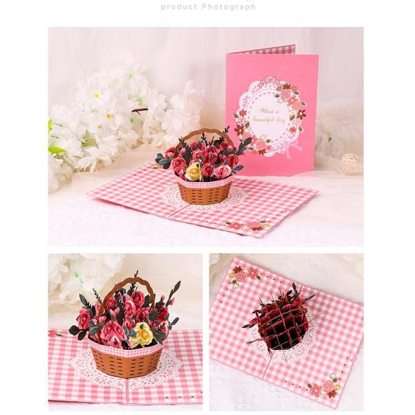 Рождественские открытки подарка 3d цветка, Recyclable 3d хлопают вверх карты